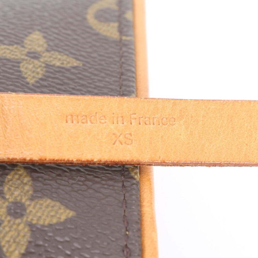LOUIS VUITTON Brown Monogram Leather Pochette Mini Bag - Picture 12 of 13